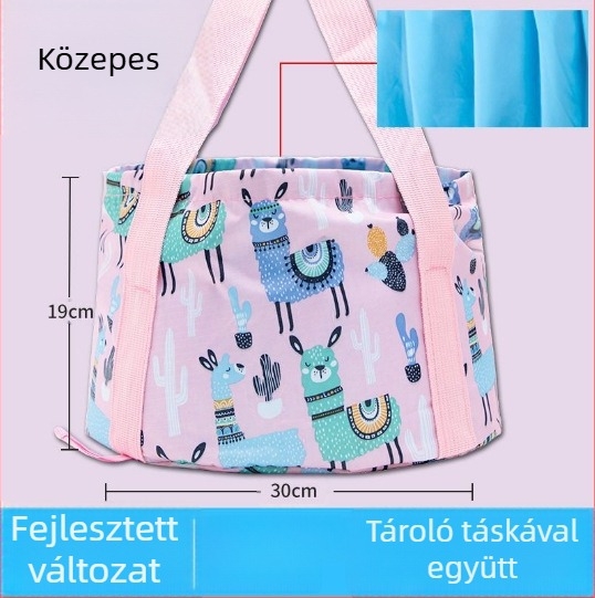 Langcheng hordozható összecsukható műanyag lábmedence lábak áztatásához