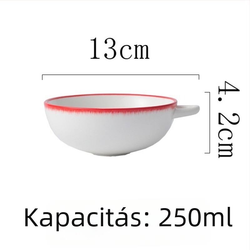 Lapos tányér, kézzel festett kerámia, kör alakú, új kínai stílus