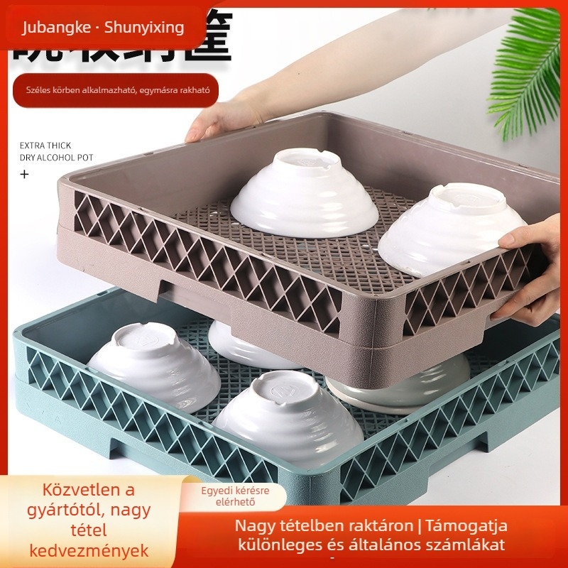 Mosogatógéphez való evőeszköztartó kosár, négyzetes műanyag, 25 tüskés, vízelvezetés nélküli kialakítás