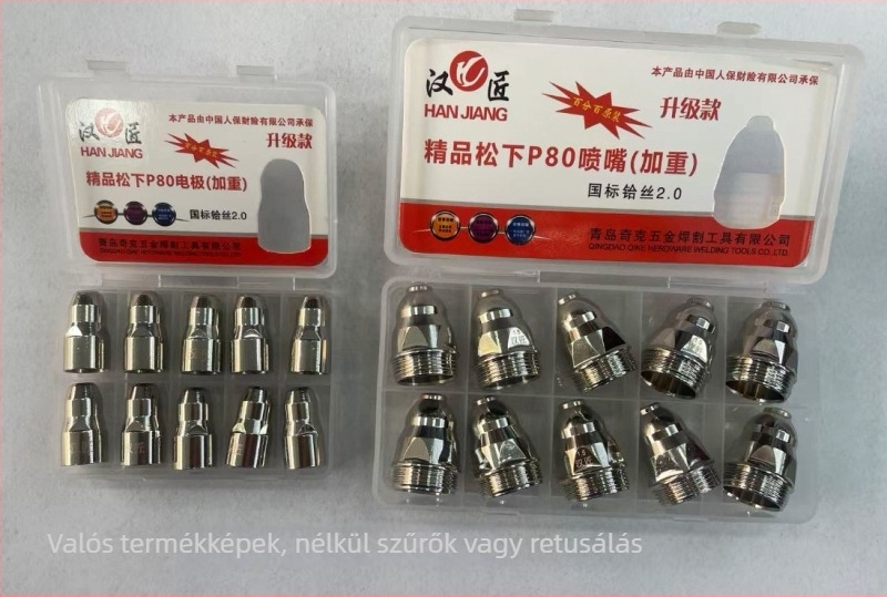 Hanjiang P80 LGK-100 plazma vágóduza, érintkezős típusú, vágás különféle fémekhez