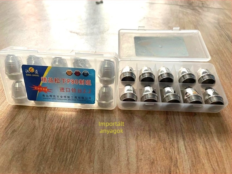 Hanjiang P80 LGK-100 plazma vágóduza, érintkezős típusú, vágás különféle fémekhez