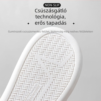 Pamut téli papucs – uniszex, vastag PVC-talp, felső rész vízálló plüss anyaggal, csúszásmentes talp, zárt sarok, meleg plüss belső