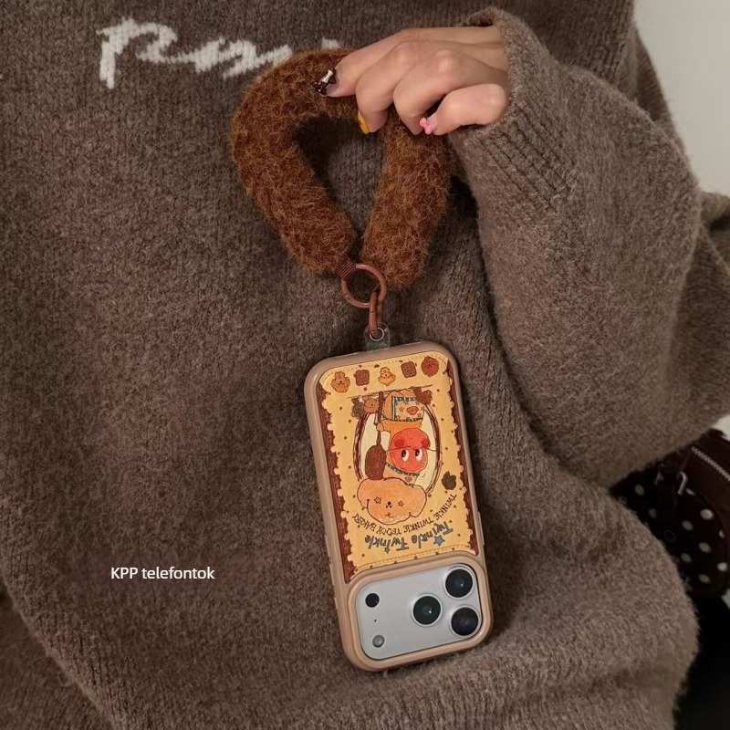 iPhone 17 Pro Maxhoz bőrhatású tok Graffiti Chef Star Man mintával