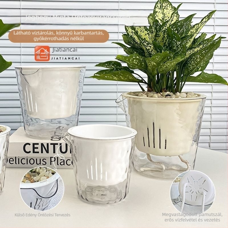 Virágtartó gyantából, korrózióálló, japán stílusú, otthoni kertészkedéshez