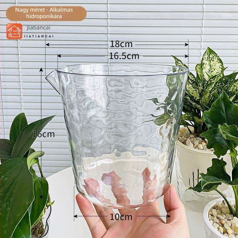 Virágtartó gyantából, korrózióálló, japán stílusú, otthoni kertészkedéshez