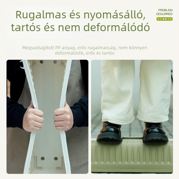 Padlóra álló, téglalap alakú műanyag zöldségtermesztő láda otthoni kertészkedéshez