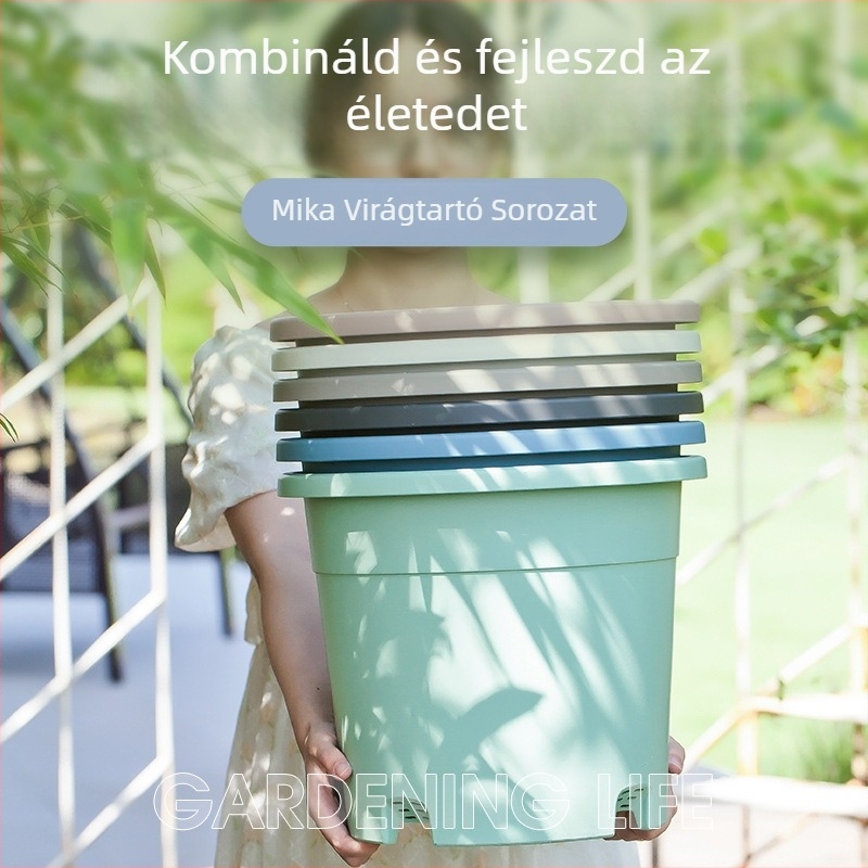 Gyökérkontroll virágtartó minden évszakra, áteresztő műgyanta, injekciós öntés, többszörös nyílások