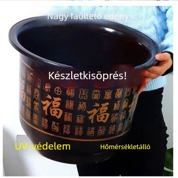 Gyökérkonténer gyantából, padlóra álló kivitel, egyszerű stílus