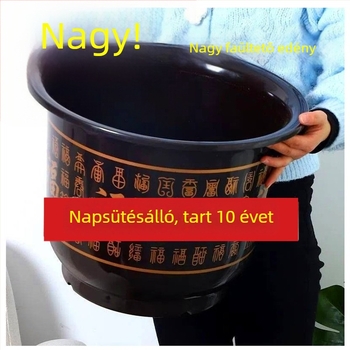 Gyökérkonténer gyantából, padlóra álló kivitel, egyszerű stílus