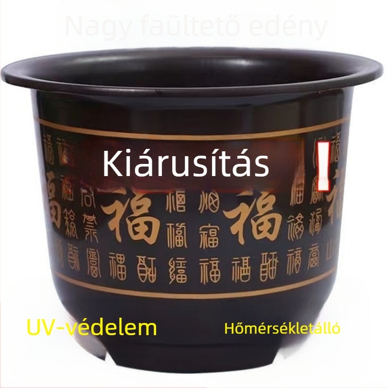 Gyökérkonténer gyantából, padlóra álló kivitel, egyszerű stílus