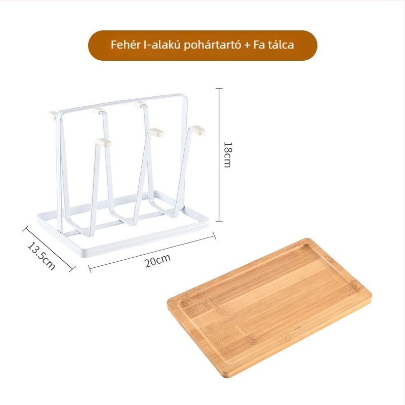 Vasból készült csészetartó, japán stílusú, fúrás nélkül, 320 g