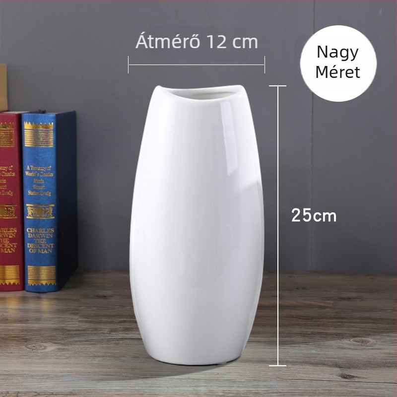 Három kerámiaváza szett aranyozott felülettel, tojás alakú, smaragdzöld dekorációhoz