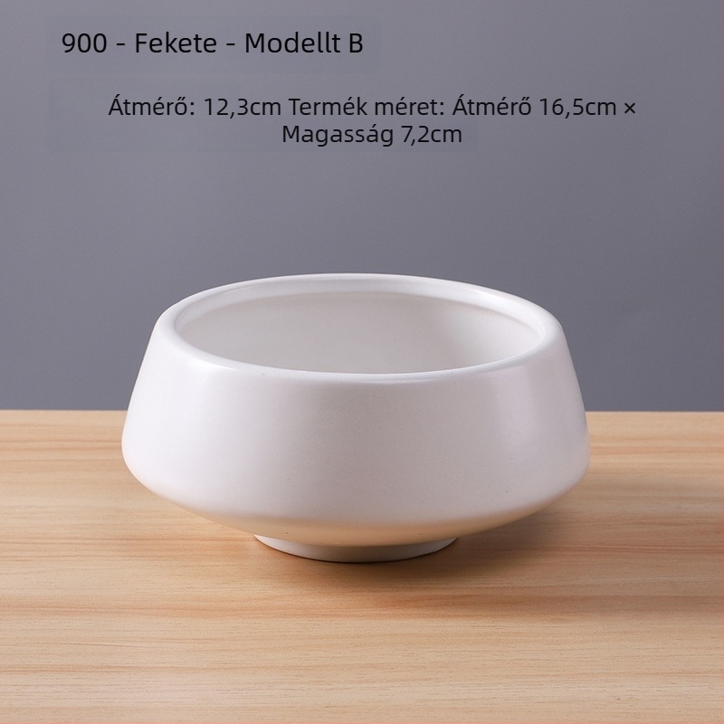 Kerámiavirágcserép, modern minimalista stílusban, korrózióálló, tartós, szárazságtűrő, asztali vagy padlóra