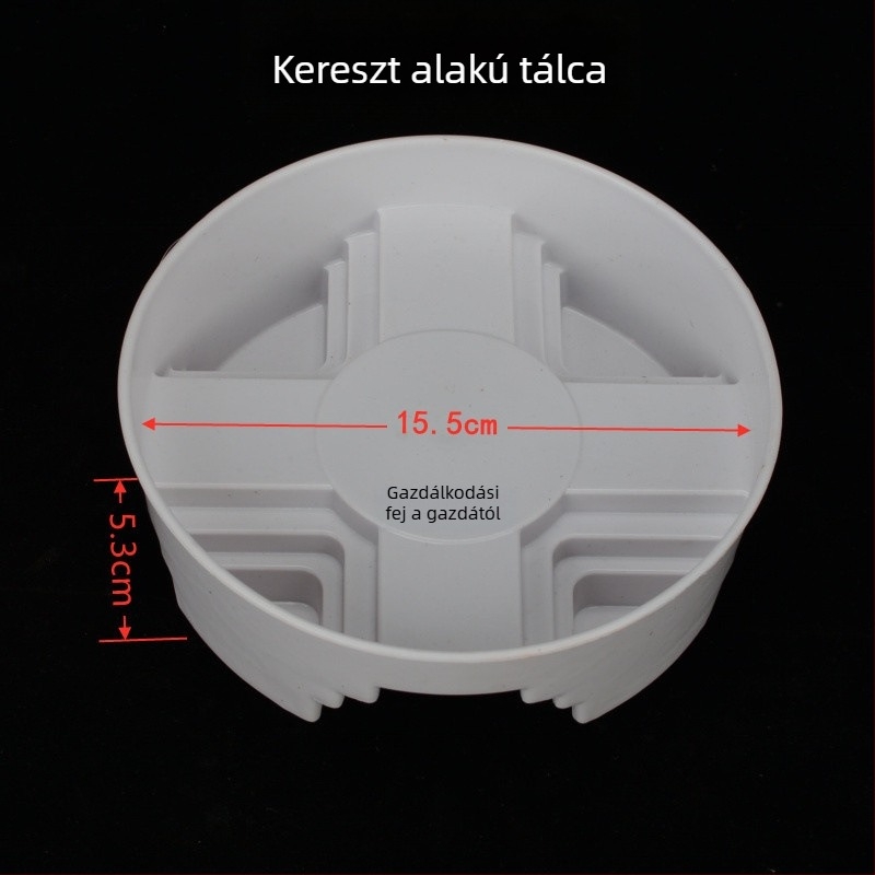 Növényes tál/tartó irodai válaszfalhoz – újrahasznosított műanyag, falra szerelhető / kombinált / padlóra alkalmas használat, injekciós formázás
