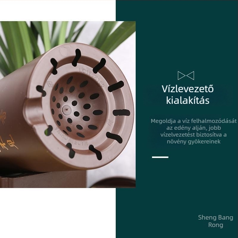 Nem szőtt anyagból készült orchidea-cserép, tartós padlóhasználatra, egyszerű stílus, napégéses feldolgozás