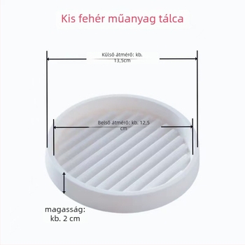 Műanyag virágcserép tálca megvastagított aljjal, vízgyűjtő tál, szukkulensekhez, padlóra helyezhető
