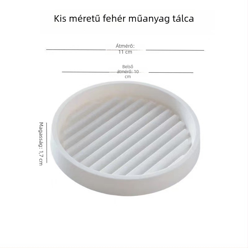 Műanyag virágcserép tálca megvastagított aljjal, vízgyűjtő tál, szukkulensekhez, padlóra helyezhető