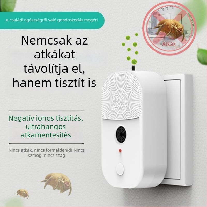 2025-ös új otthoni negatív ionos légtisztító, atkaeltávolítással, tisztítja a levegőt, csökkenti a ködöt és a passzív dohányfüstöt a hálószobában