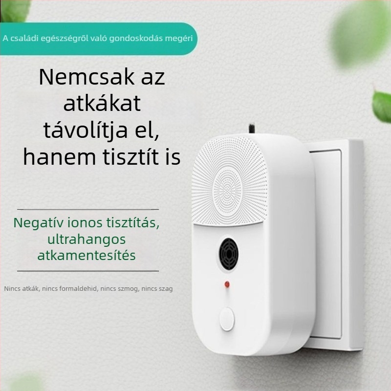 2025-ös új otthoni negatív ionos légtisztító, atkaeltávolítással, tisztítja a levegőt, csökkenti a ködöt és a passzív dohányfüstöt a hálószobában