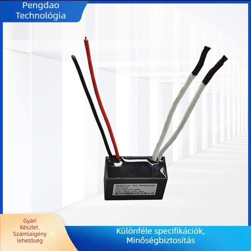 Formaldehid eltávolítására szolgáló negatív-ion generátor, 220V, nagy koncentrációjú ionok, CADR 50 m³/h, asztali kivitel, 11–20 m² területre