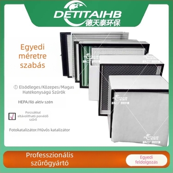 DETITAIHB légszűrő berendezéshez való szűrővata — adszorpciós technológia; közepes hatékonyságú szűrőmag; alkalmas moxibustion, forrasztás, lézeres jelölés, lézeres vágás, gravírozás és por eltávolítás.