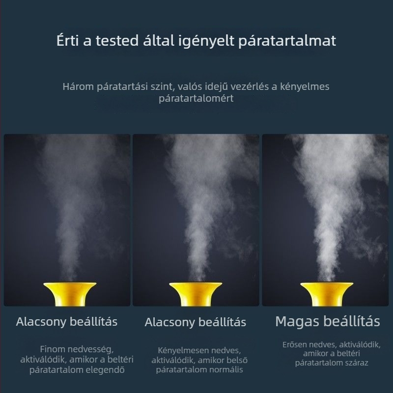Kerámia asztali párásító, ultrahangos, csendes működés, 21–30 m2-re, 2,6–4,0 L tartály, 1 ködkimenet