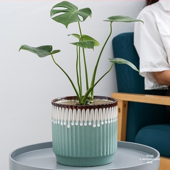 Kerámia orchidea edény, európai stílusú, festett; Importált: Nem; Márka: Egyéb