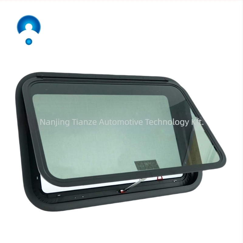 RV ablakok lakókocsikhoz, vészkijárati/kiárati ablak, kifelé nyíló, alumínium-üveg konstrukció, testreszabható, univerzális/RV/Camper kompatibilis