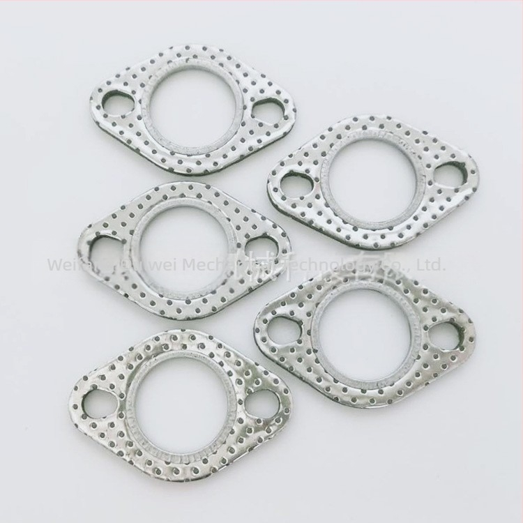 Kibocsátócső tömítés 125cc robogó és autó sorozathoz – Wfjxkj; grafit kúpos tömítés, réz alátét, azbeszt tömítés; acél konstrukció; testre szabható