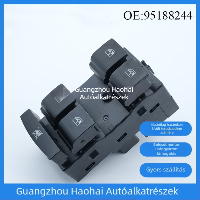 Ablakemelő regulátor főkapcsoló, Modell 95188244, Chevrolet Sonic 2012-2016, ABS