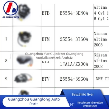 Gépjármű alkatrészek Guanglong Nissan 25560-JD003 25567-JD003