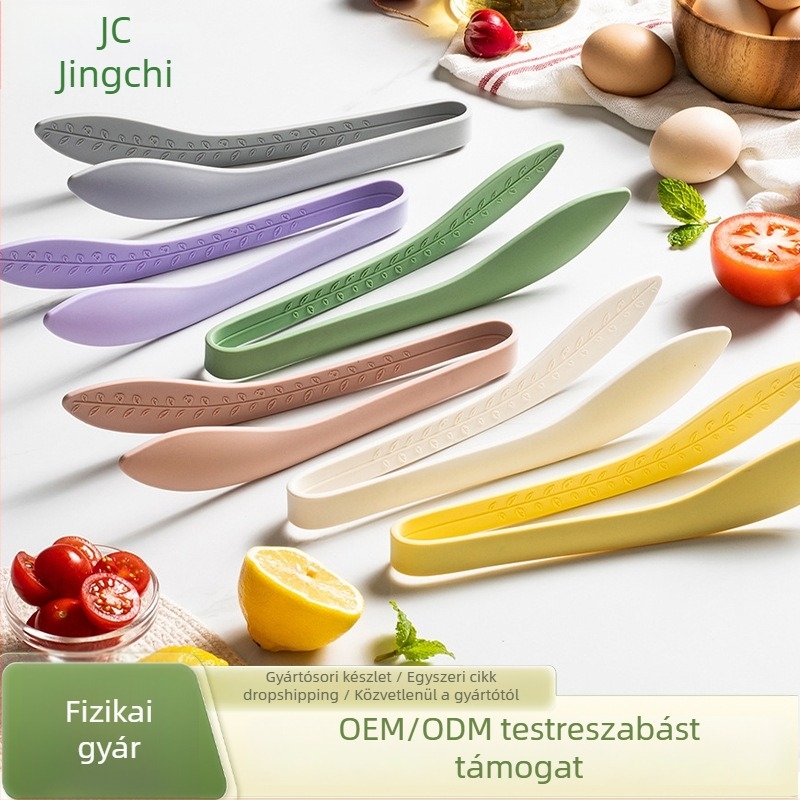Élelmiszer-minőségű szilikon steak-klippek – konyha, BBQ és sütő használatra, égésgátló, csúszásmentes, magas hőállóság