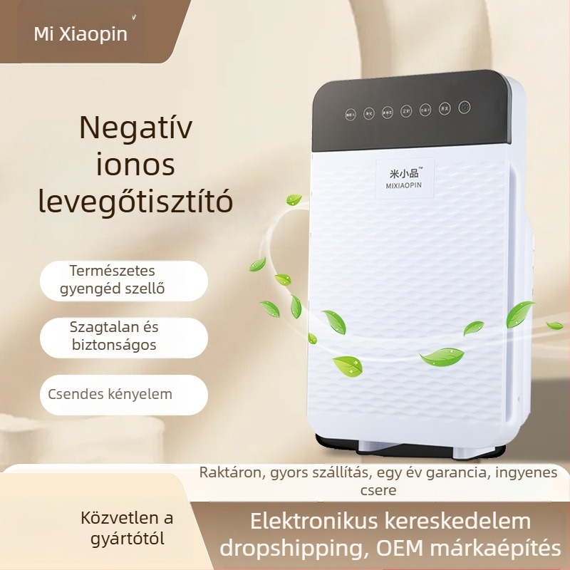 Mi Xiaopin háztartási negatív ionos légtisztító - eltávolítja a szagokat, a füstöt és a port, negatív ionokat generál, tisztítja a háziállatok környezetét
