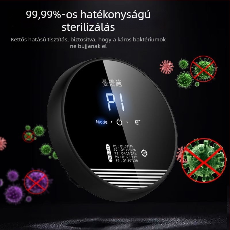 UV-lámpával ellátott légtisztító a dezinfekcióhoz, szagtalanításhoz és formaldehid eltávolításához; légáramlat 50 m³/h; alkalmas 21–30 m² területhez.
