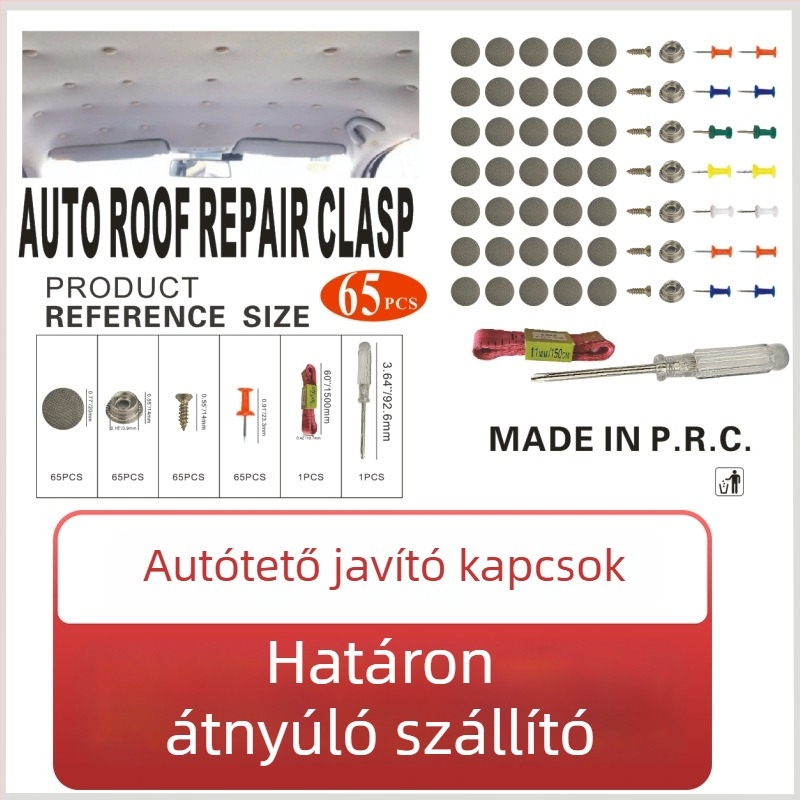 Autó belső tető- és belső panelrögzítő klipek