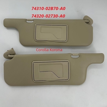 Win-win Autó napellenző tükrös kijelző a Toyota Corolla ZZE122-hez – ABS anyag, modellek: 74310-02B70-A0, 74320-02730-A0