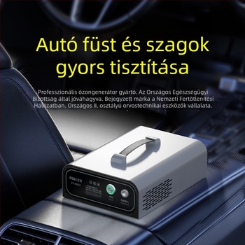 Feili Háztartási és autóhasználatra tervezett, magas hatékonyságú ozonos fertőtlenítő készülék — formaldehid eltávolítás, hordozható autó légterének dezinfekciója