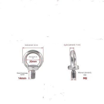 Triumph Xiyi Off-Road fém T-slot tágítócsavarok tetőplatformhoz szerelésre, kompatibilis F-150-tel