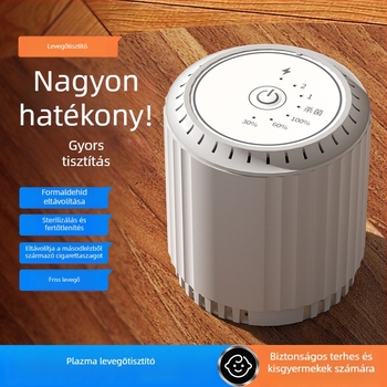 Asztali levegőtisztító negatív ionokkal, formaldehid eltávolítás, szag eltávolítás, passzív dohányzás eltávolítása és PM2.5 eltávolítása