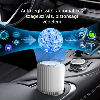 Asztali levegőtisztító negatív ionokkal, formaldehid eltávolítás, szag eltávolítás, passzív dohányzás eltávolítása és PM2.5 eltávolítása