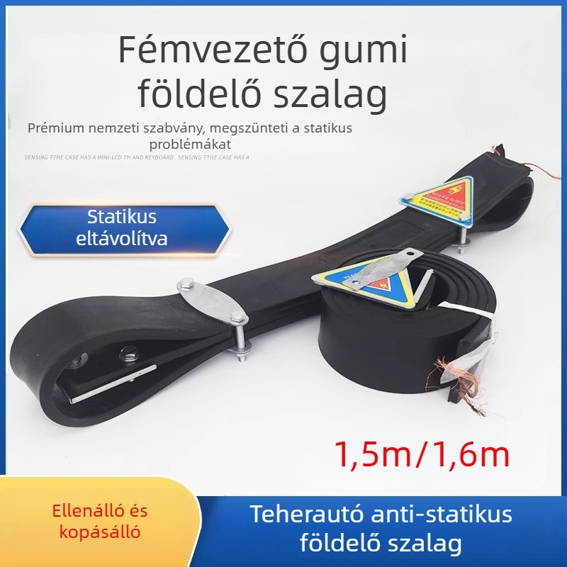 Exciting Journey Statikus földelő öv teherautókhoz – gumírozott antistatikus földelő szalag, modell Static Belt, alkalmas teherautókra, tartálykocsikra, félpótkocsikra és cisternás teherautókra