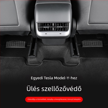 XLYL PVC porvédő burkolat a Tesla Model Y hátsó ülések alatti levegőnyílásához – modell TSLZY, testreszabás elérhető