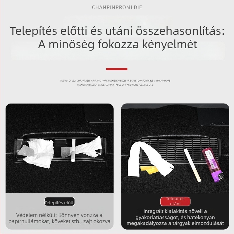 XLYL PVC porvédő burkolat a Tesla Model Y hátsó ülések alatti levegőnyílásához – modell TSLZY, testreszabás elérhető