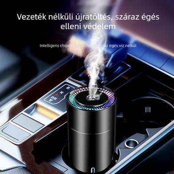 Csillogó pohár alakú autó illatosító párásító, USB tápegység, automatikus be- és kikapcsolás