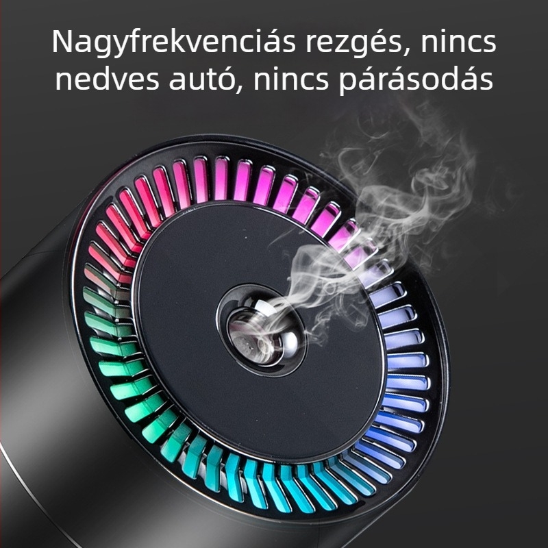 Csillogó pohár alakú autó illatosító párásító, USB tápegység, automatikus be- és kikapcsolás