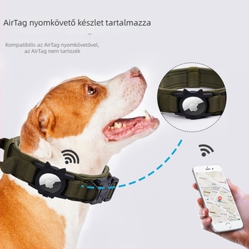 Kutyák anti-vesztés nyakörve, monokróm mintázat, denim anyag, Le Xuan Márka, Guangdong eredet