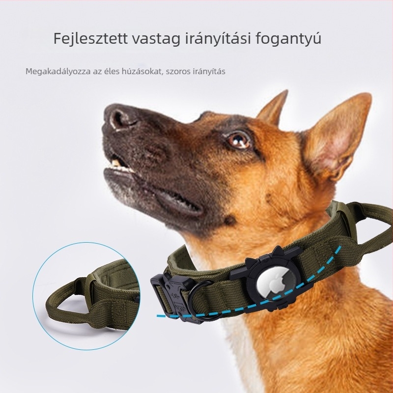 Kutyák anti-vesztés nyakörve, monokróm mintázat, denim anyag, Le Xuan Márka, Guangdong eredet