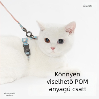 pidan Állítható macskanyakörv masnival, rajzfilmszerű stílus, anyag: magas minőségű selyem‑Dacron, több mintázat