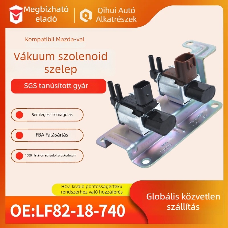 Autóipari elektromechanikus szelep klímára IQIHUI (K5T81777, LF8218740, K5T46597) – kompatibil Mazda 3/5/6/CX-7, műanyag + szénacél