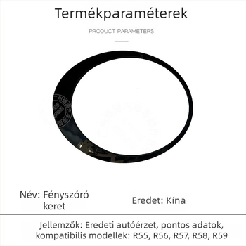 BMW Mini fényszórókeret, kompatibil a 51137149905 és 51137149906 modellekkel, ABS anyag